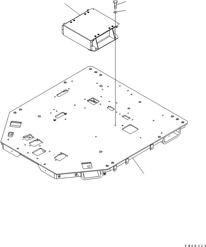 FLOOR FRAME,REWORK 421-951-3111 KOMATSU