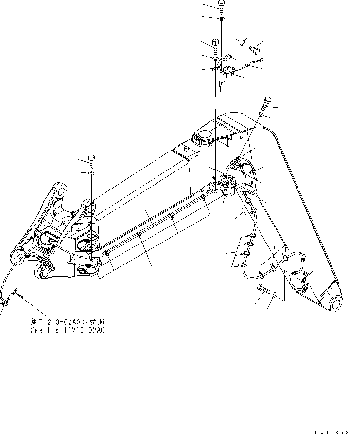 Жгут проводов 21W-06-41232 KOMATSU