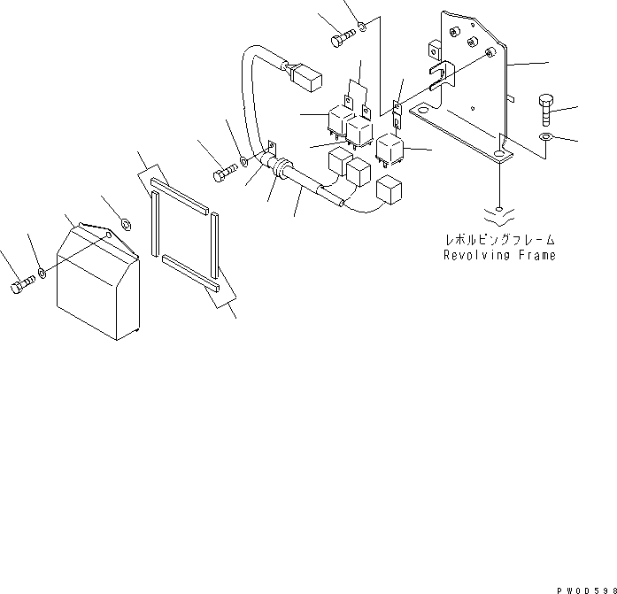 Кронштейн 22B-06-13221 KOMATSU