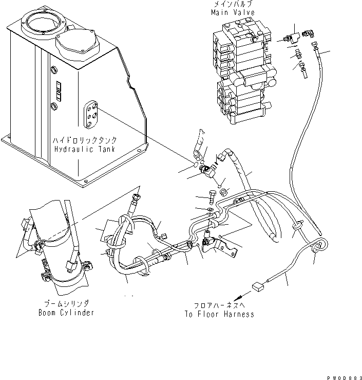 Жгут проводов 21W-06-44440 KOMATSU