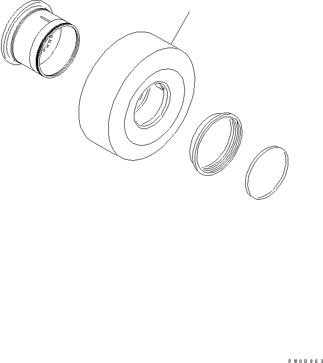 TIRE ASSY 423-30-21510 KOMATSU