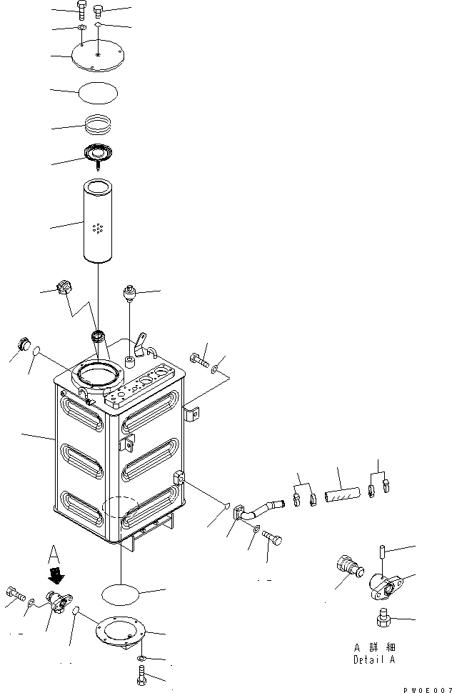 TANK,HYDRAULIC 424-60-35111 KOMATSU
