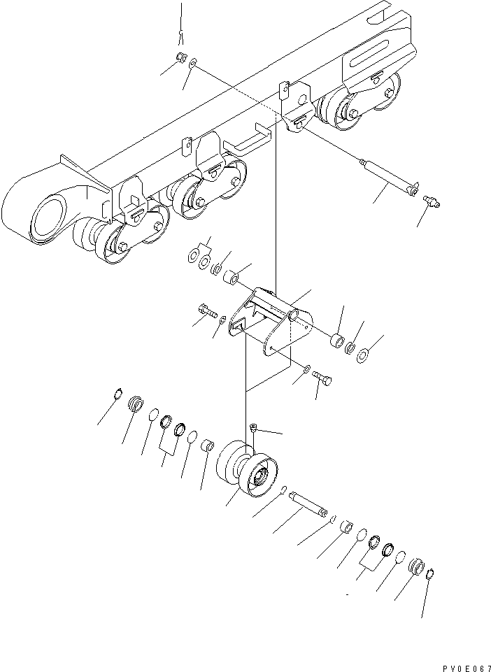 Ролик 13S-30-16320 KOMATSU