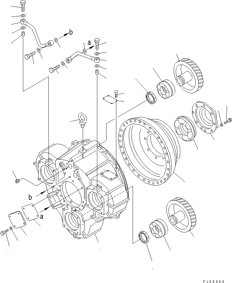 Корпус в сборе 711-17-23100 KOMATSU