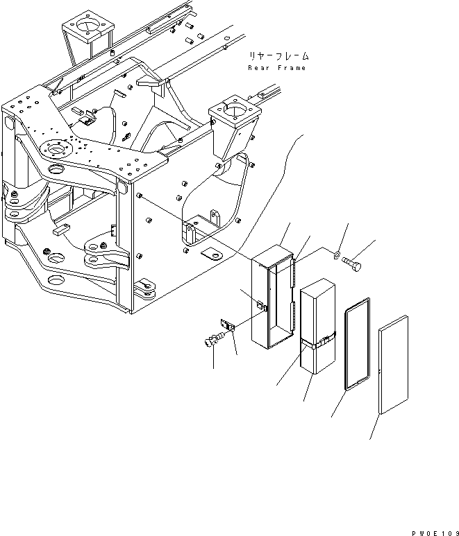 BOX,TOOL 423-46-34311 KOMATSU