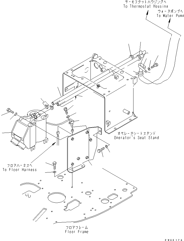 HEATER ASS'Y 22M-977-1160 KOMATSU