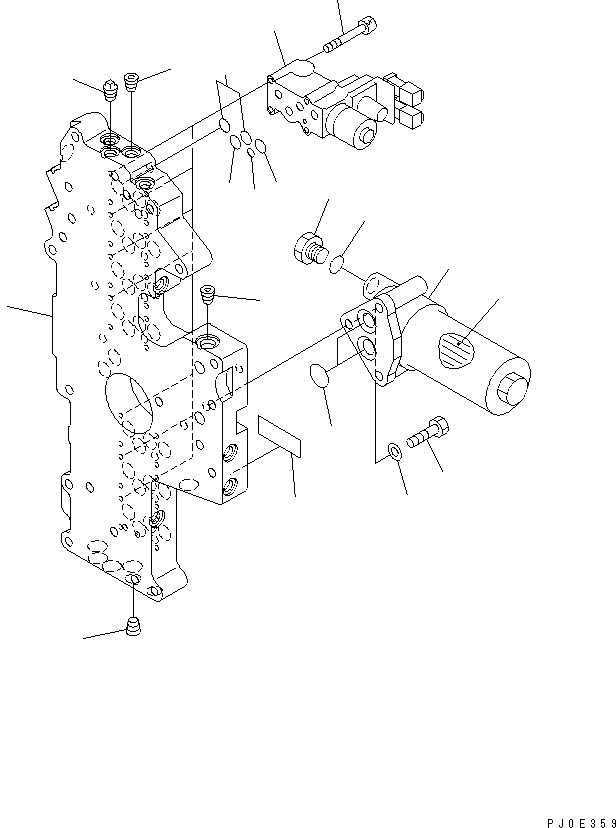 Клапан в сборе 714-23-15003 KOMATSU