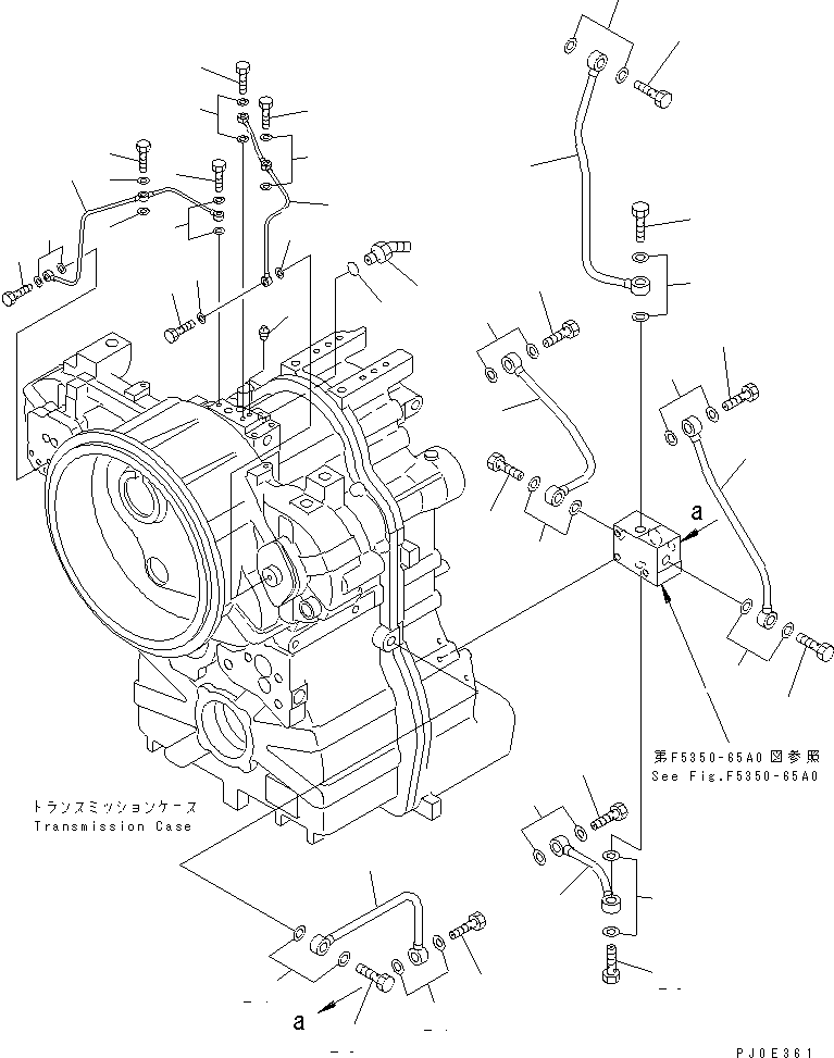 Угольник 207-62-7141B KOMATSU