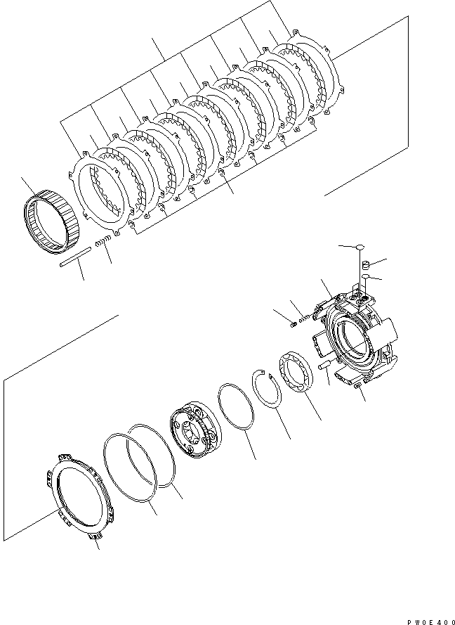 Корпус в сборе 17M-15-00261 KOMATSU