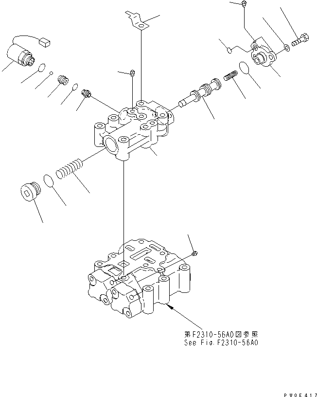 Клапан в сборе (17M-13-46601) KOMATSU