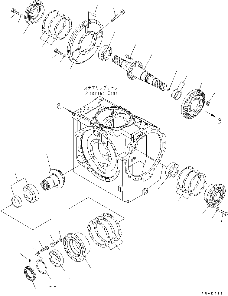 STEERING ASS'Y 17M-22-41001 KOMATSU