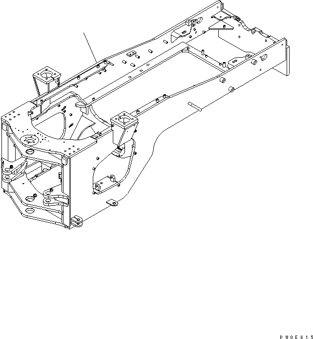 Задняя рама 421-974-3133 KOMATSU