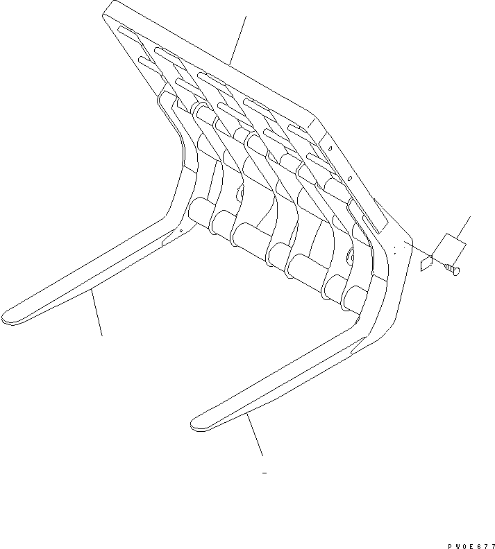 FORK (WELDED) 419-883-1120 KOMATSU
