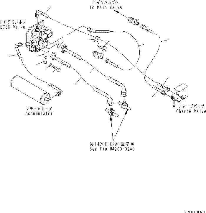 Шланг 07629-005A4 KOMATSU