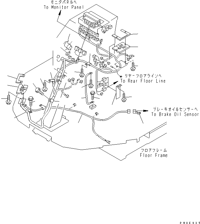 Жгут проводов 417-06-22740 KOMATSU