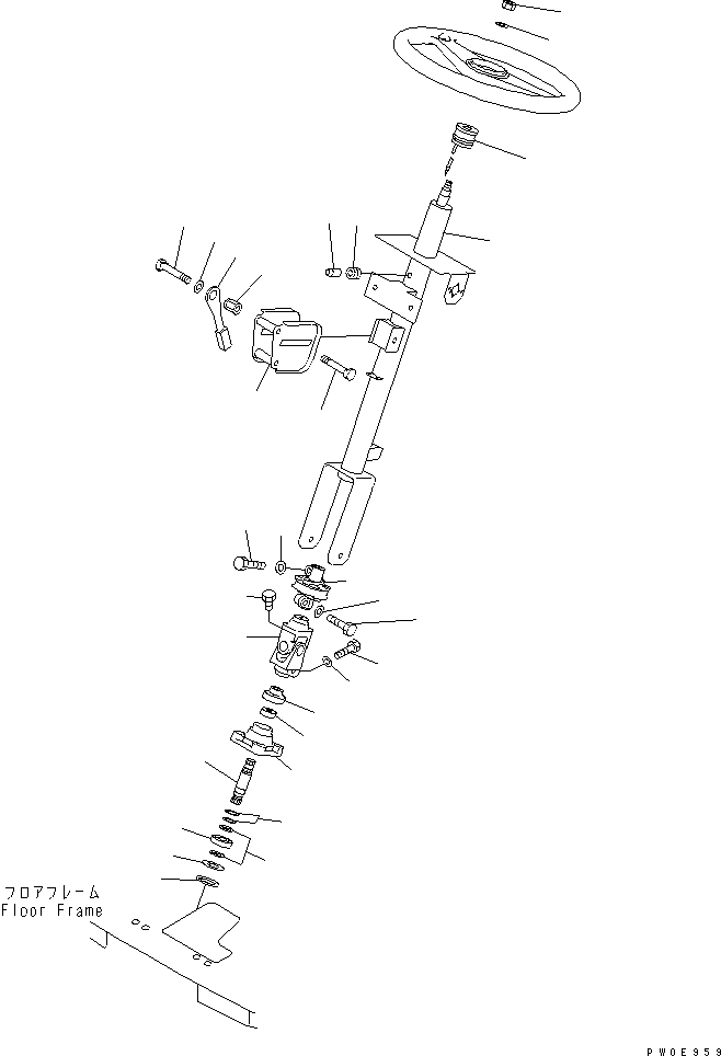 COLUMN ASS'Y 416-40-22320 KOMATSU