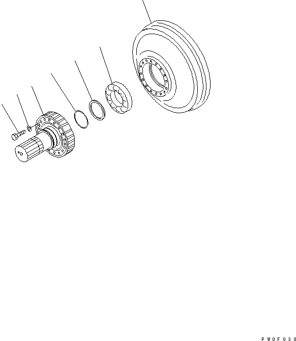 Корпус 17M-13-51210 KOMATSU
