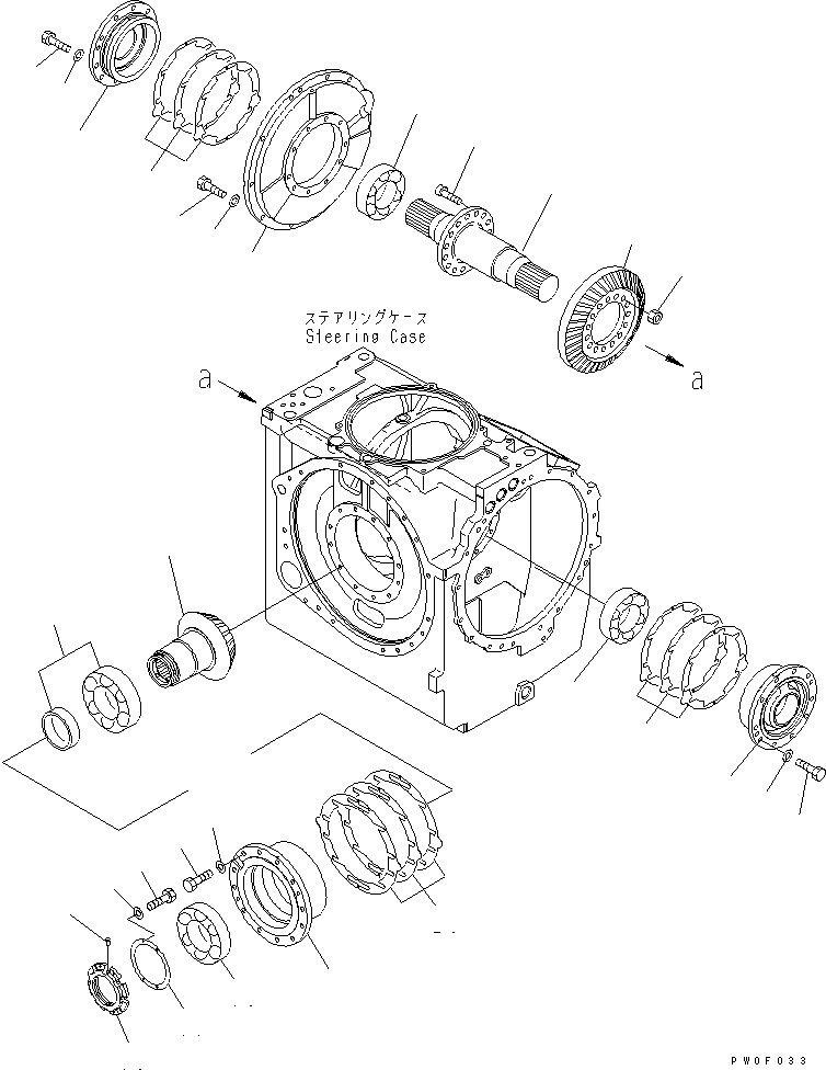 STEERING ASS'Y,-50ßC 17M-22-51030 KOMATSU