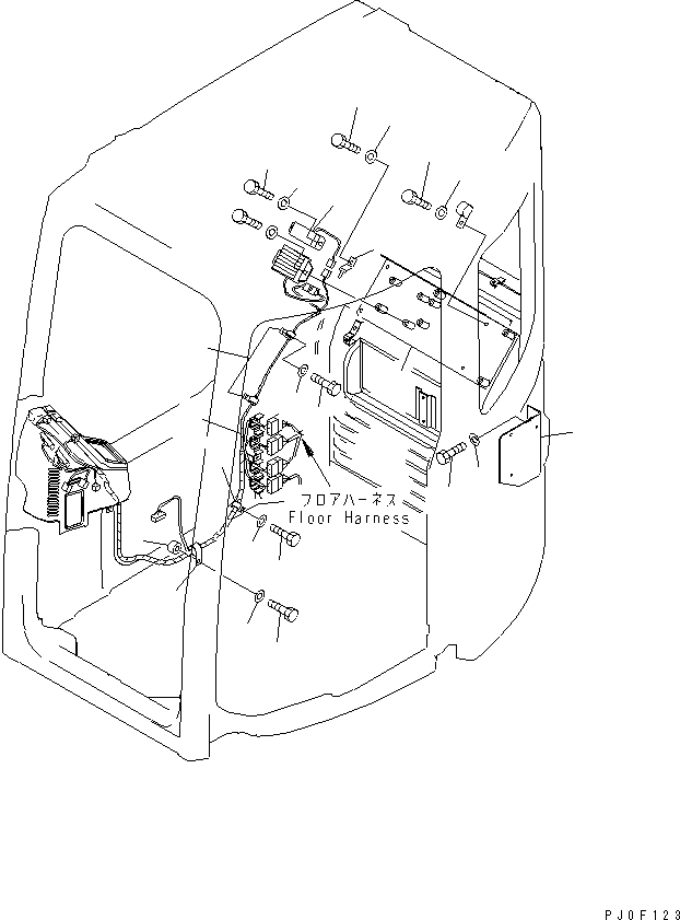 Жгут проводов 22B-06-11541 KOMATSU