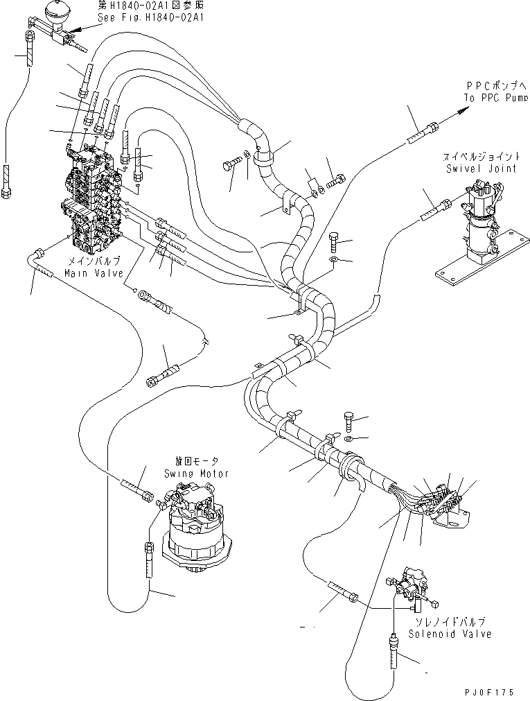 Шланг в сборе 22M-62-17210 KOMATSU