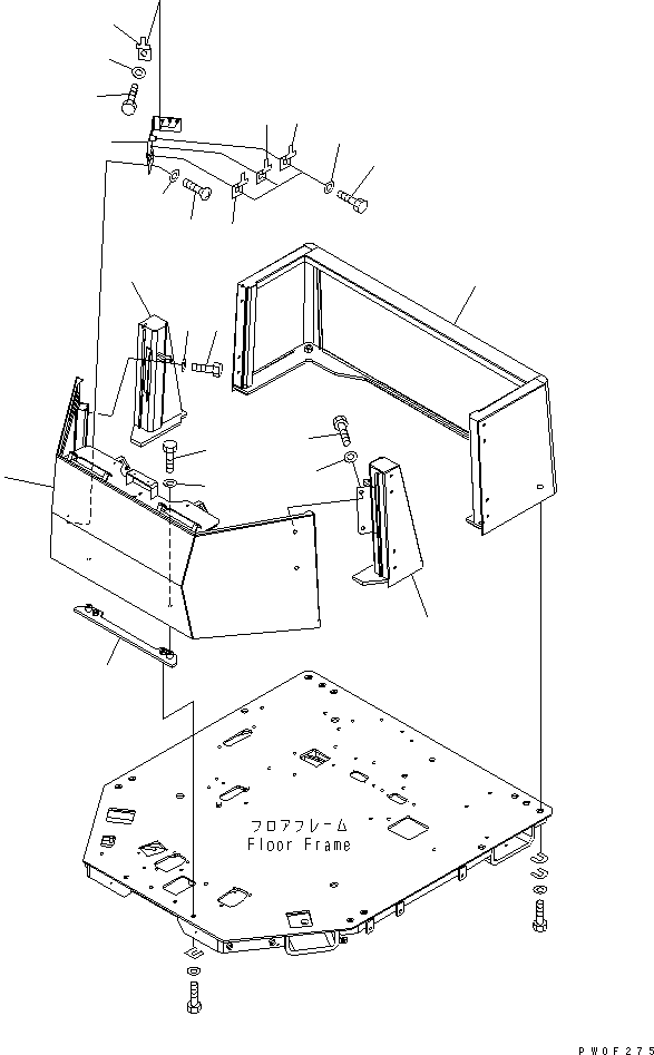 GUARD,REAR 421-921-3620 KOMATSU