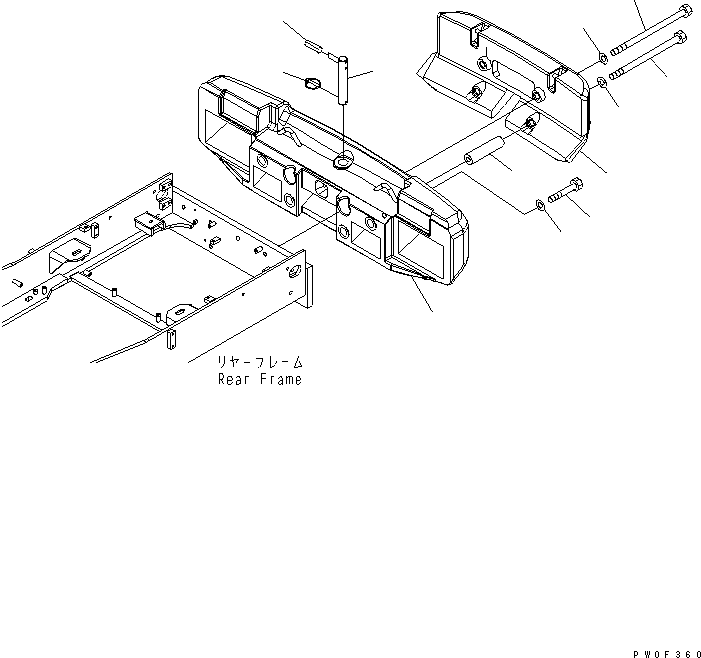 COUNTERWEIGHT (\2\423-975-3130) KOMATSU