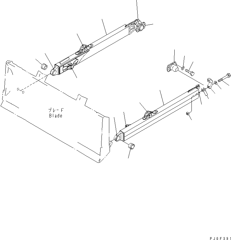 FRAME ASS'Y,L.H. 14X-952-0010 KOMATSU