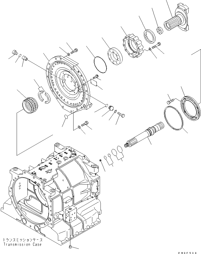 Корпус 569-15-53113 KOMATSU