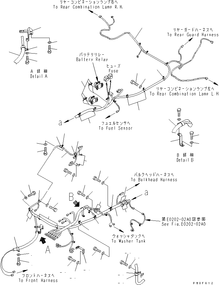WIRING HARNESS,(FOR VEHICLE INSPECTION) 424-06-33420 KOMATSU