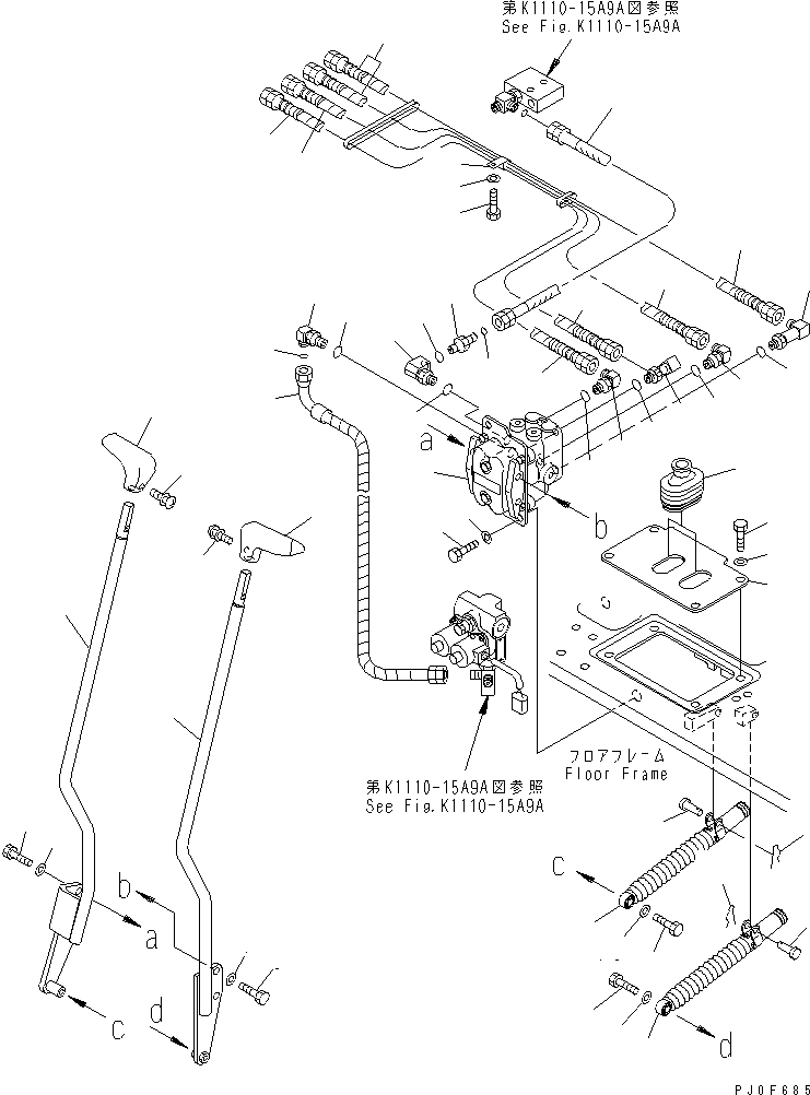 Шланг в сборе 22M-62-16990 KOMATSU