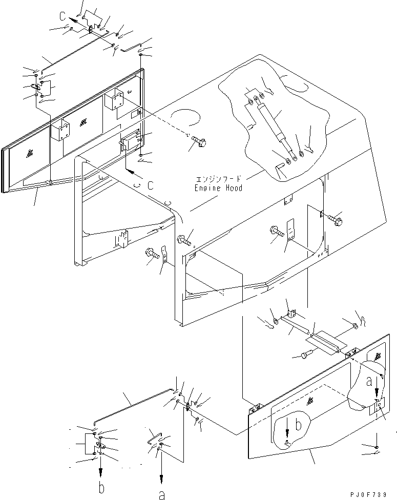 DOOR (WELDED) 41K-54-23780 KOMATSU