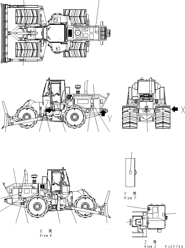 Табличка смазки 41K-93-22130 KOMATSU