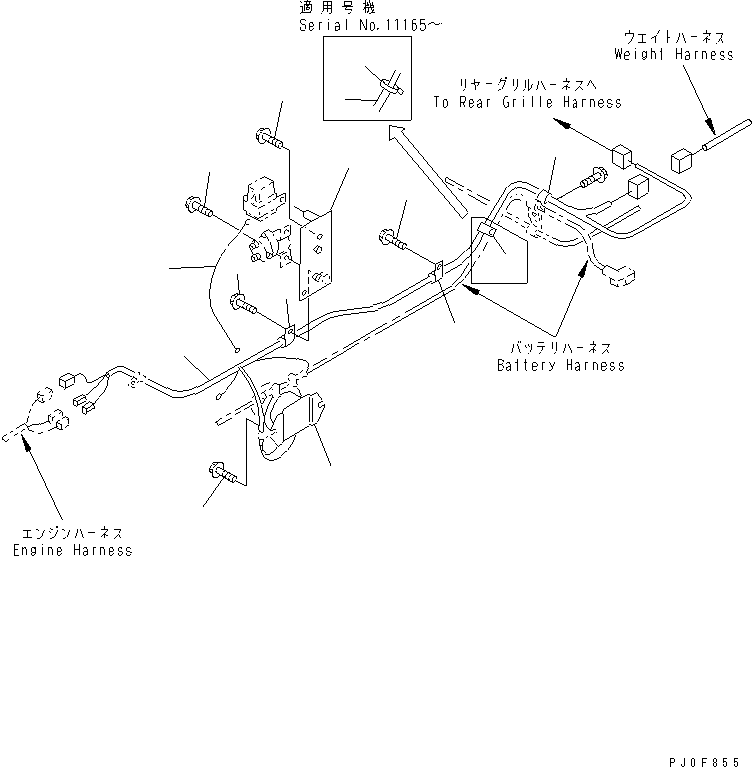 Жгут проводов 415-06-22350 KOMATSU