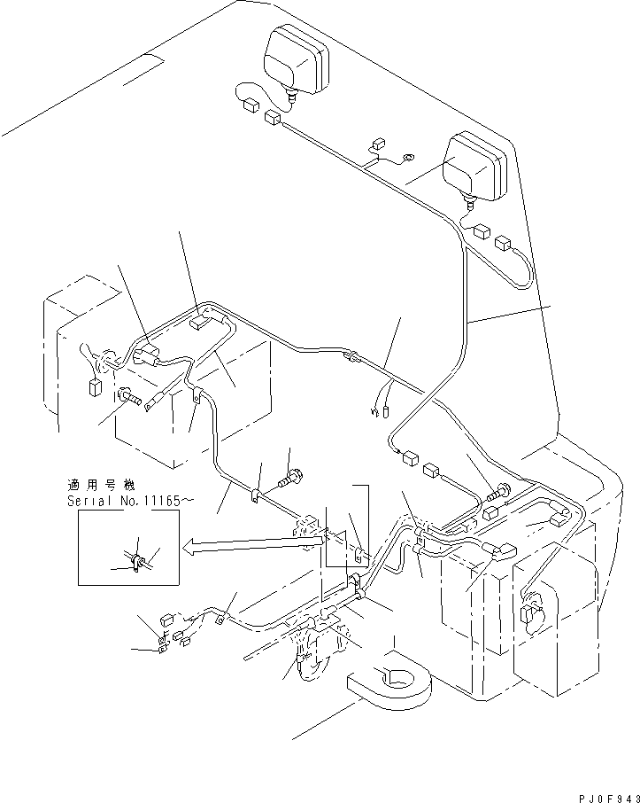 Жгут проводов 415-06-22142 KOMATSU