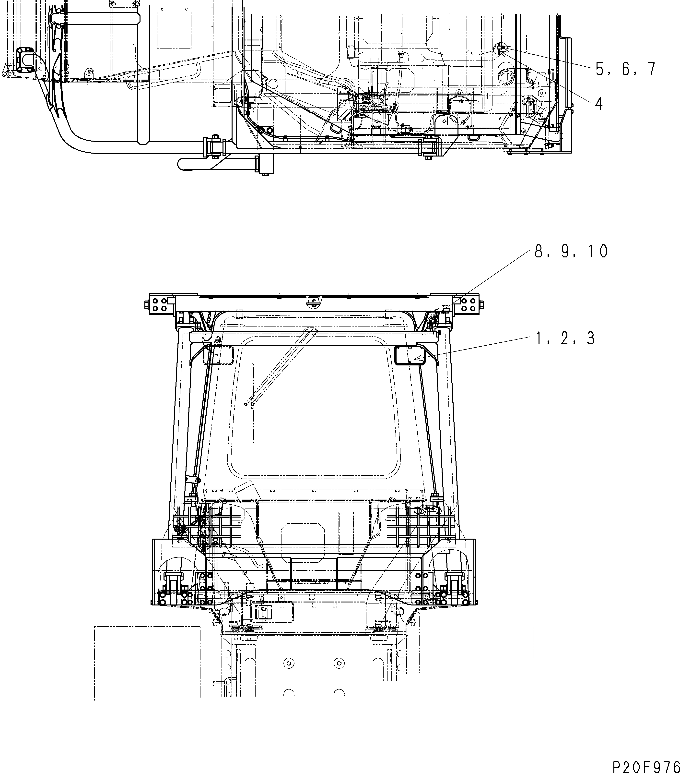 Кронштейн 134-X78-1850 KOMATSU