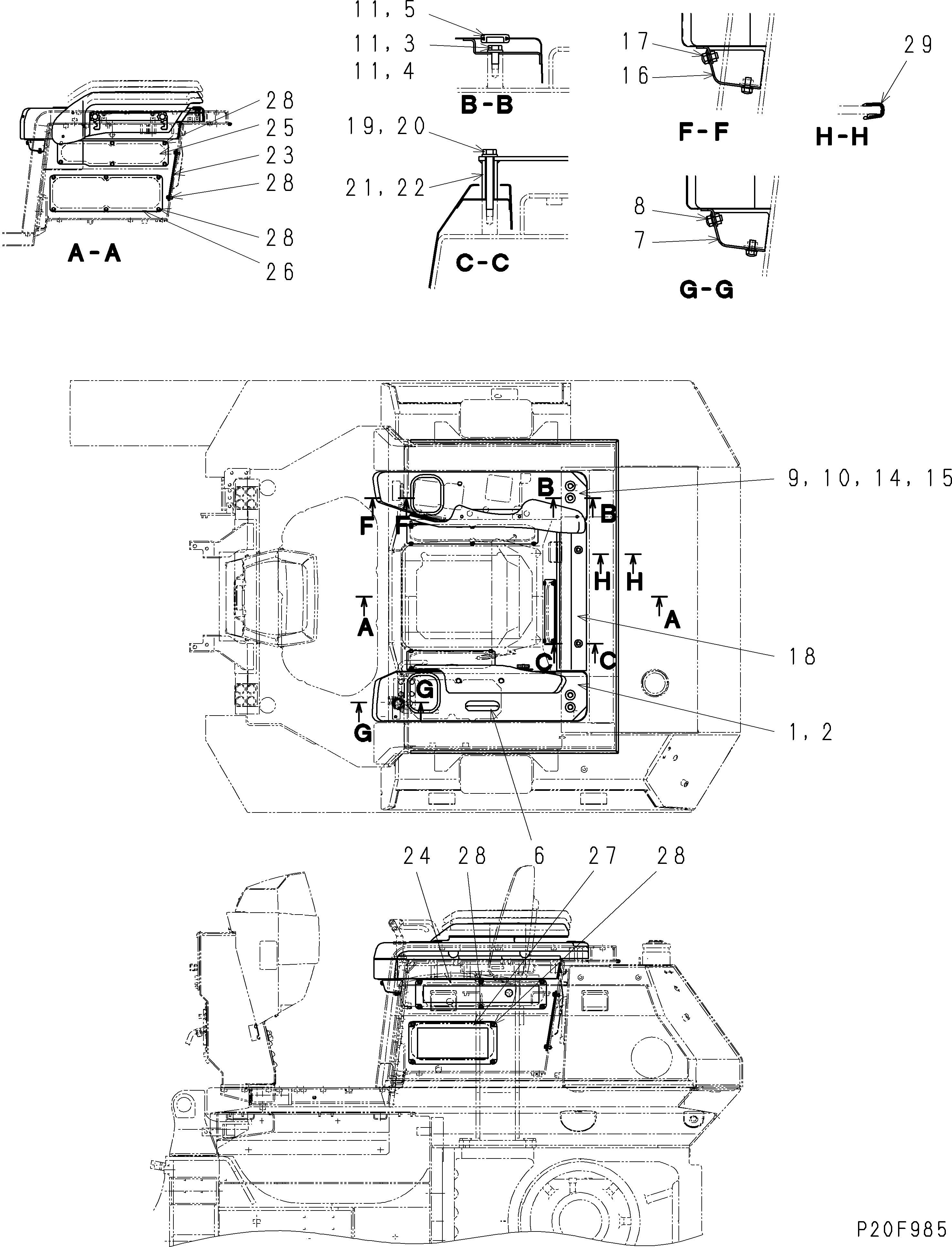 Крышка 134-977-1440 KOMATSU