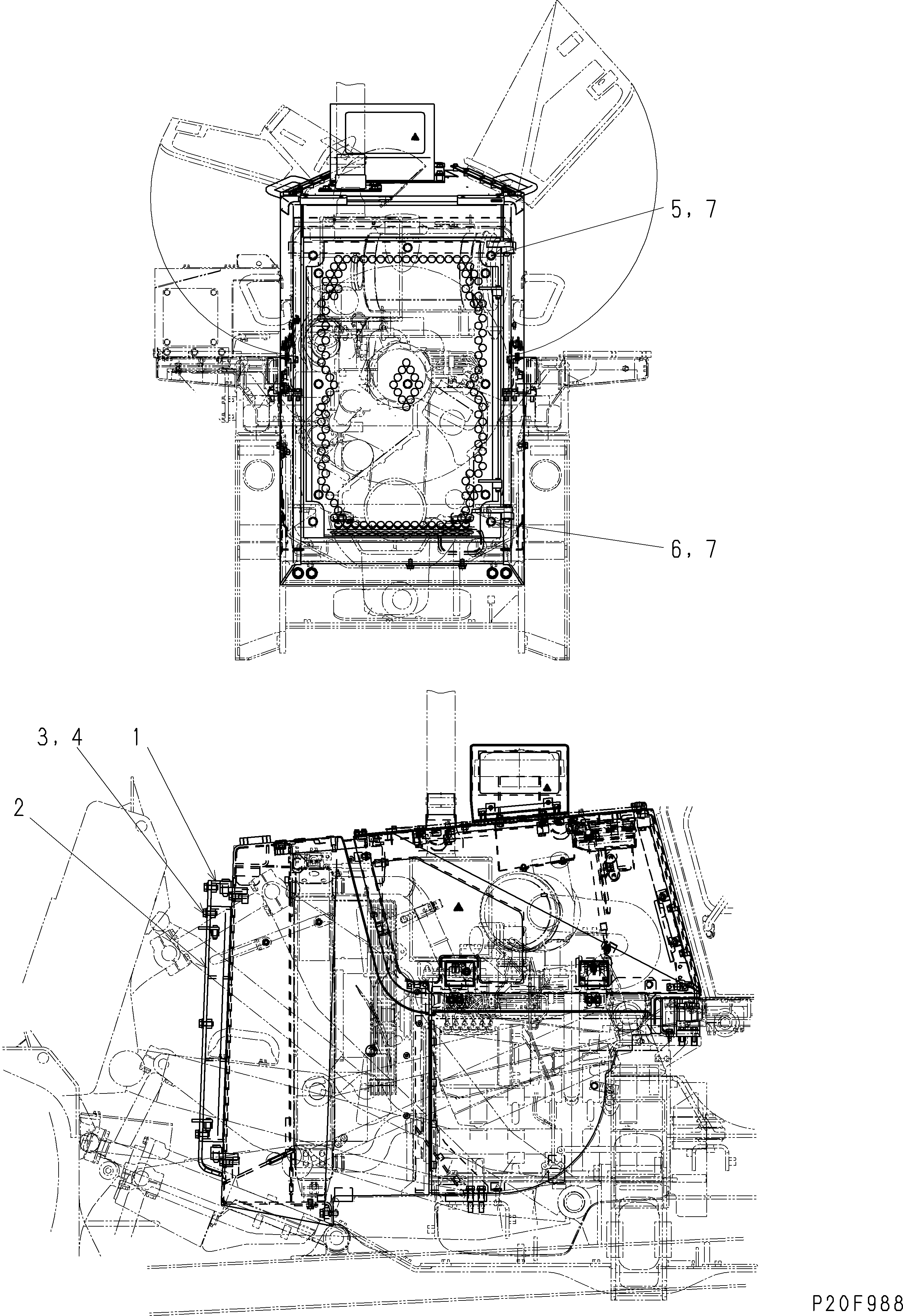 MASK 134-54-62860 KOMATSU