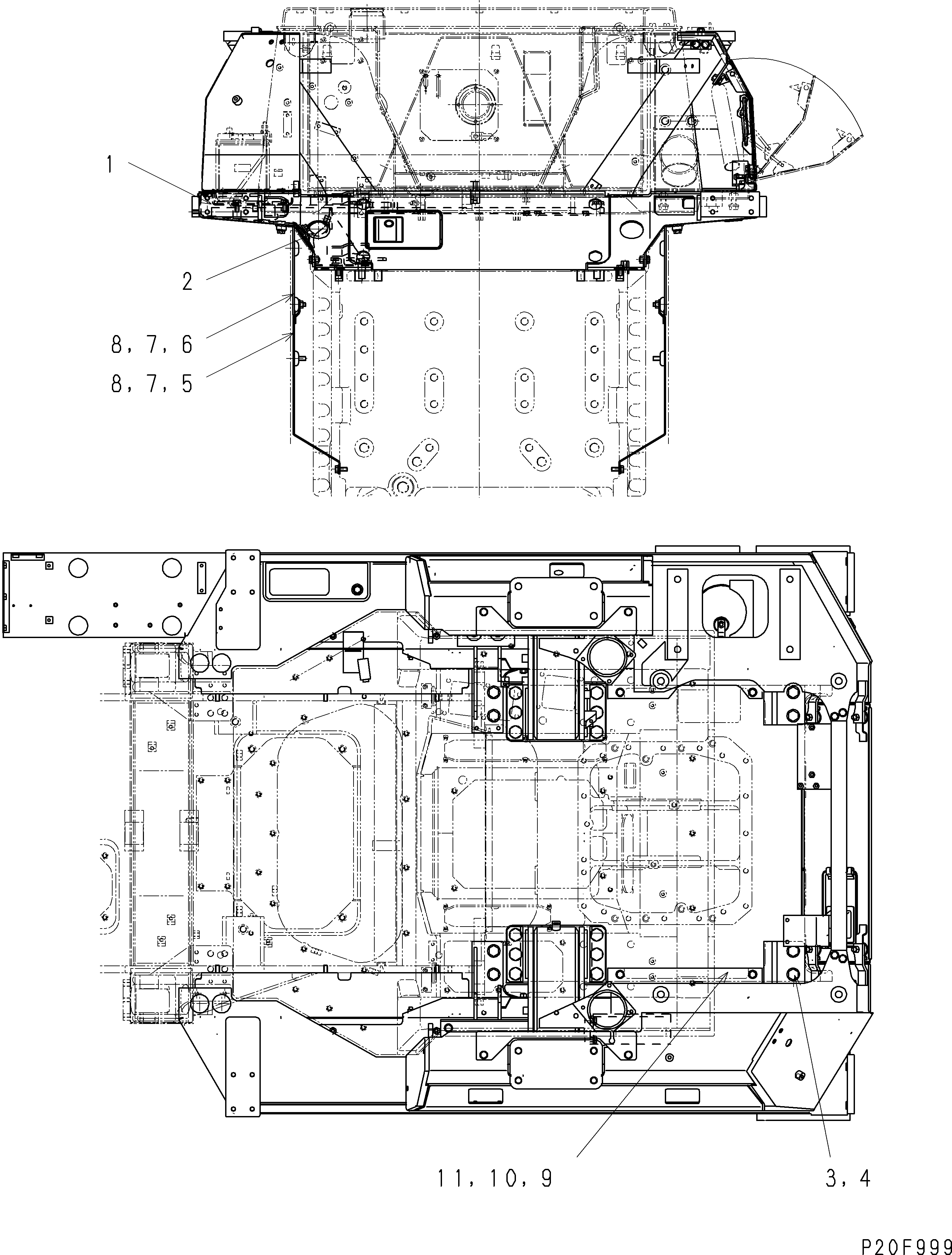 Крыло 134-X78-1260 KOMATSU