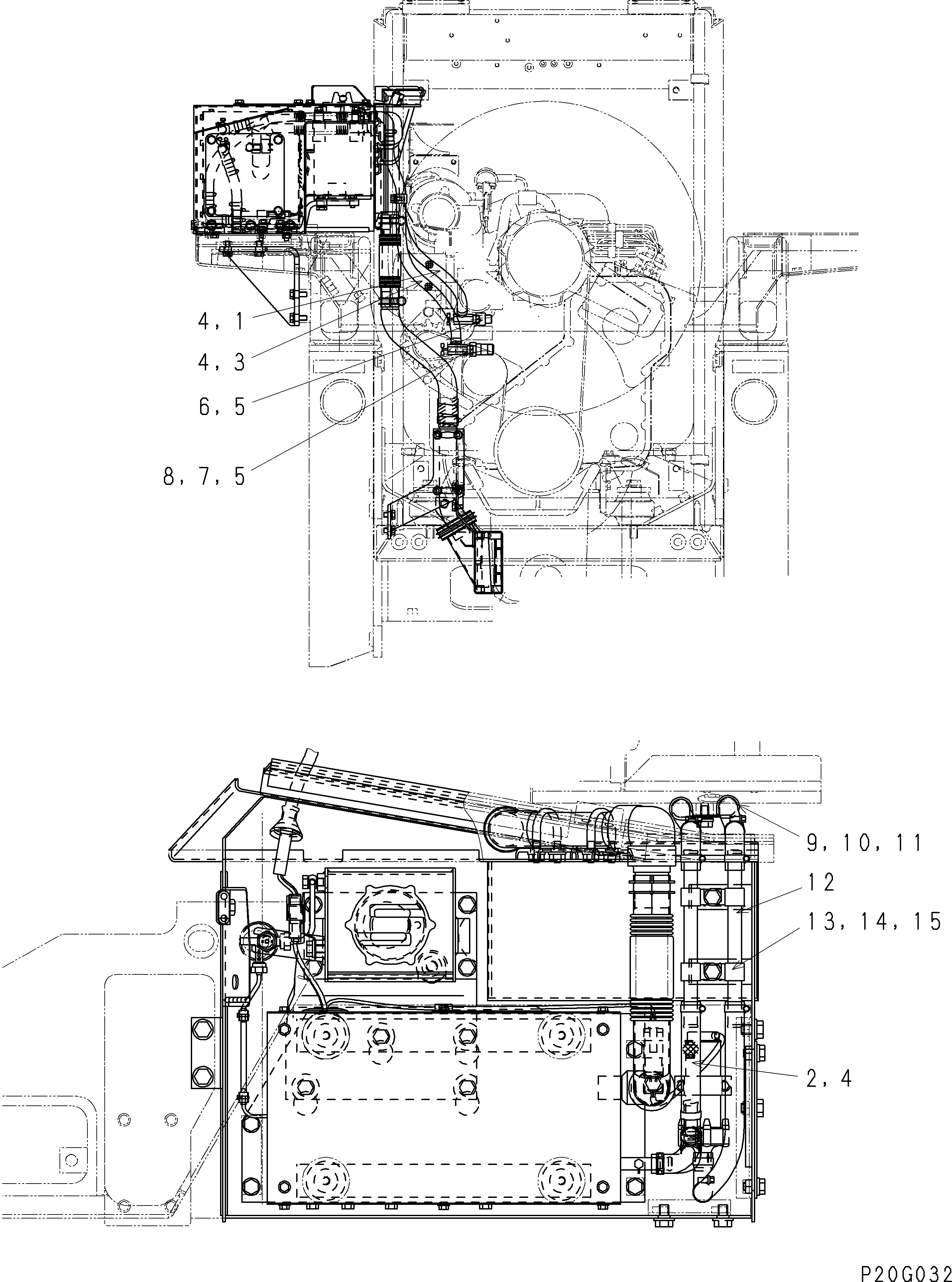 Трубка 134-977-1320 KOMATSU