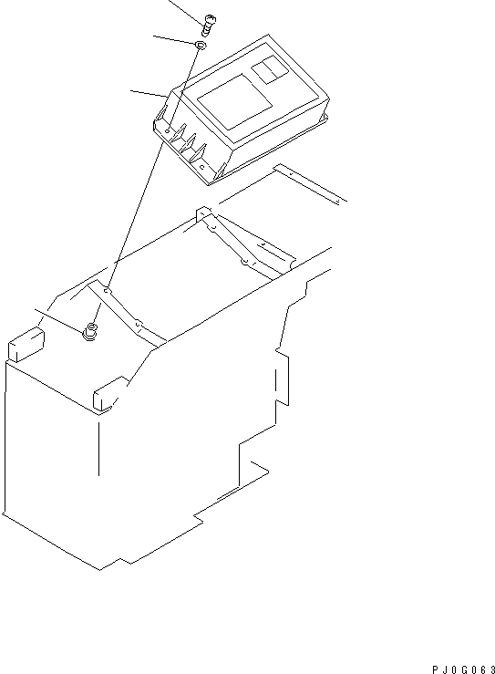 MONITOR ASS'Y,MAINTENANCE (7823-54-6000) KOMATSU