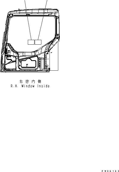 PLATE,LOAD RATING CHART 21W-98-44510 KOMATSU
