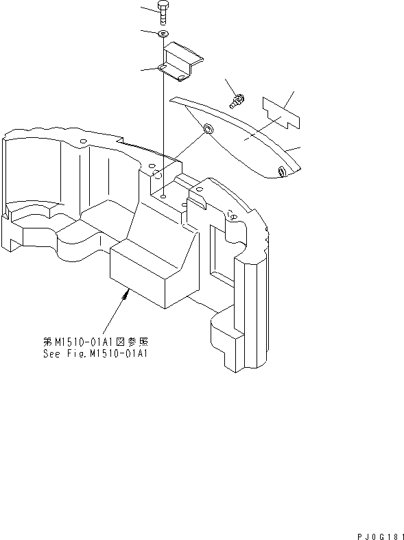 MARK PLATE,PC45MR 22N-98-11431 KOMATSU