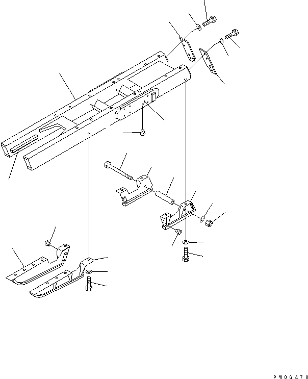 FRAME,TRACK¤ R.H. 114-30-49121 KOMATSU