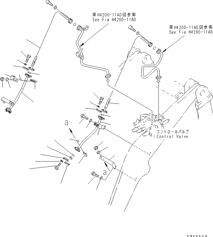 Трубка 424-877-3121 KOMATSU