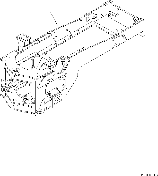 FRAME REAR SEAT 41K-46-22720 KOMATSU