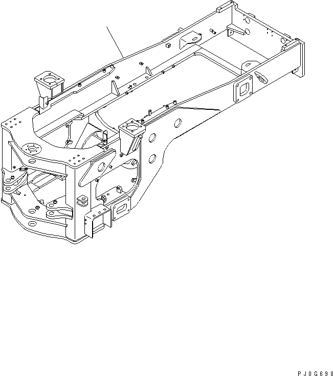 FRAME REAR SEAT 41K-46-22211 KOMATSU