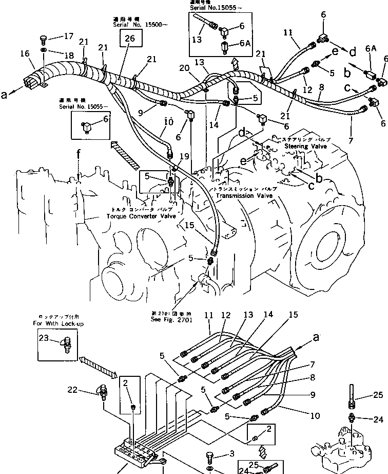 HOSE (F1) 195-49-36210 KOMATSU