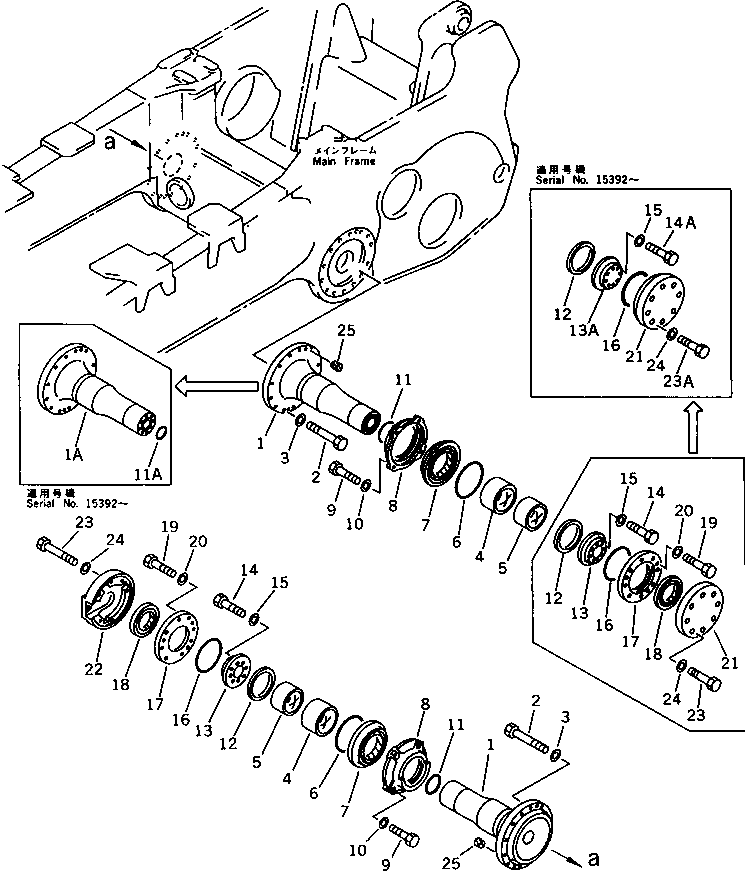 Крышка левая 195-50-22320 KOMATSU