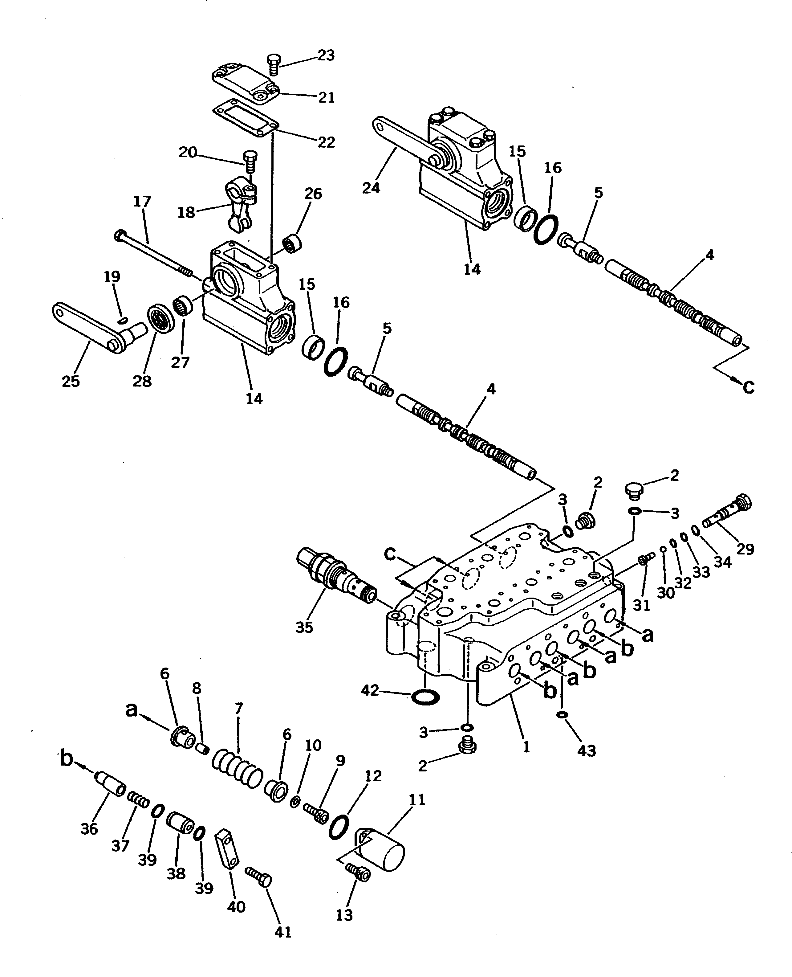 Клапан в сборе 709-63-11202 KOMATSU