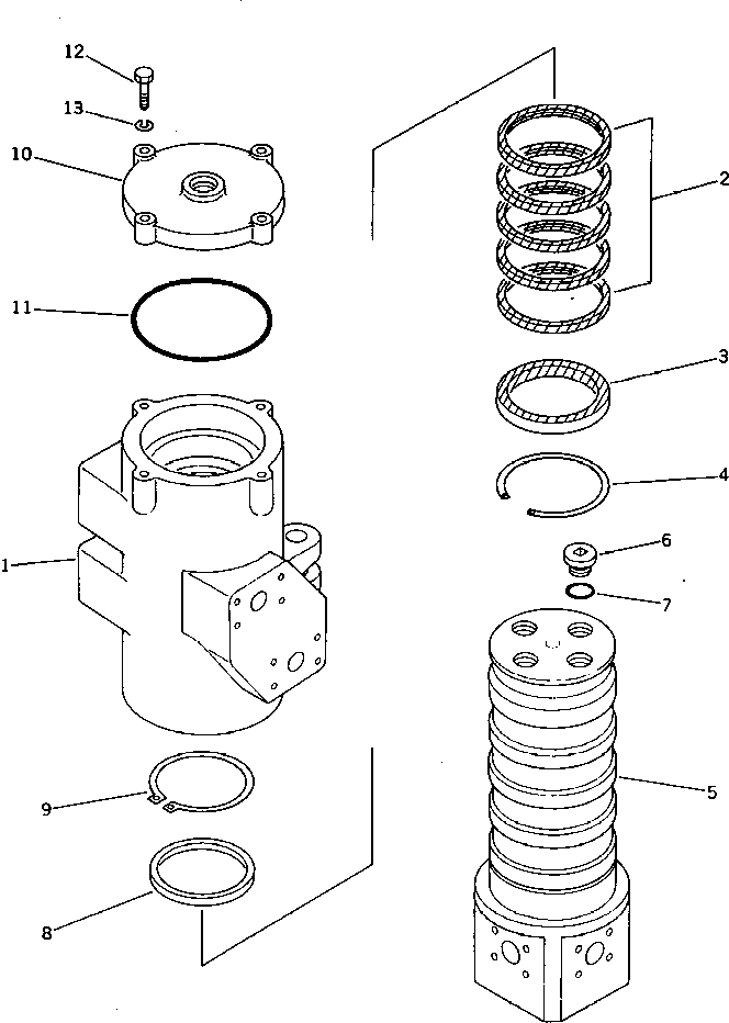 SHAFT,SWIVEL 703-09-92540 KOMATSU